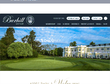 Tablet Screenshot of burhillgolf-club.co.uk